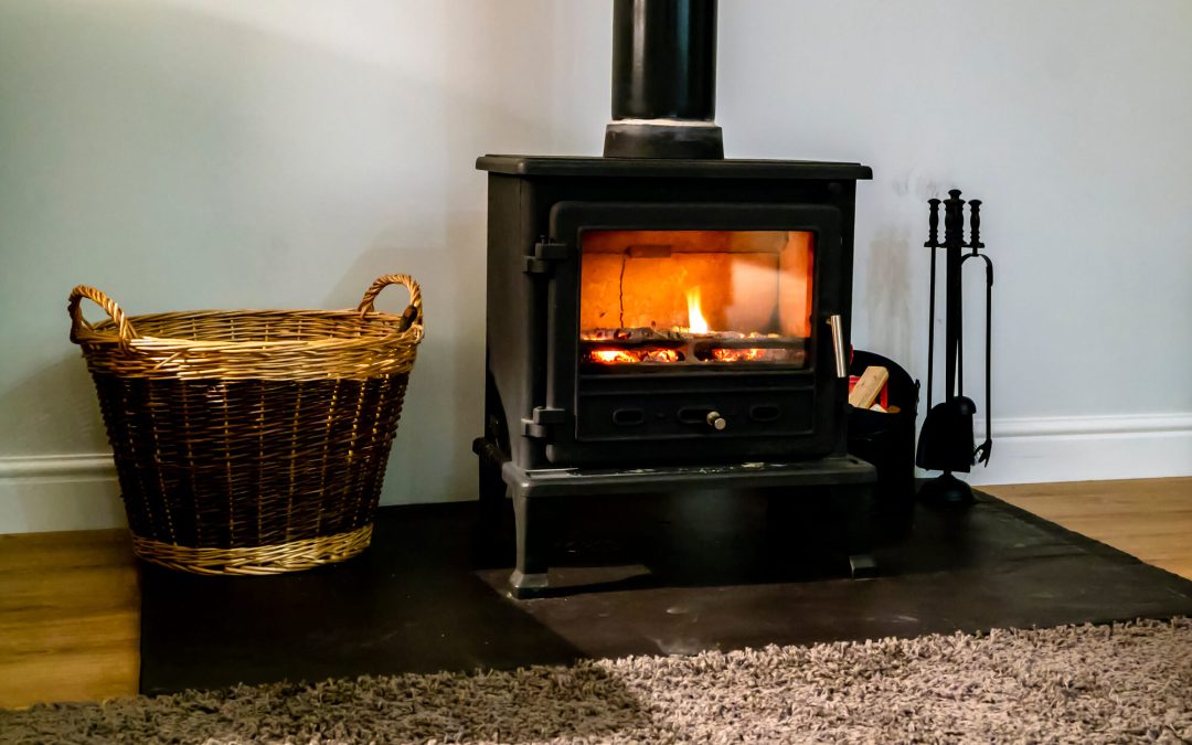 using a wood stove